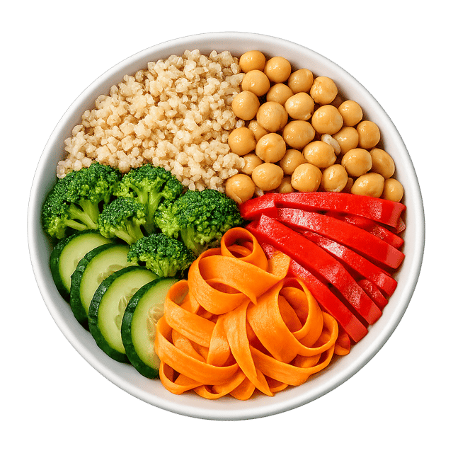 Everyday Bowl von oben fotografiert